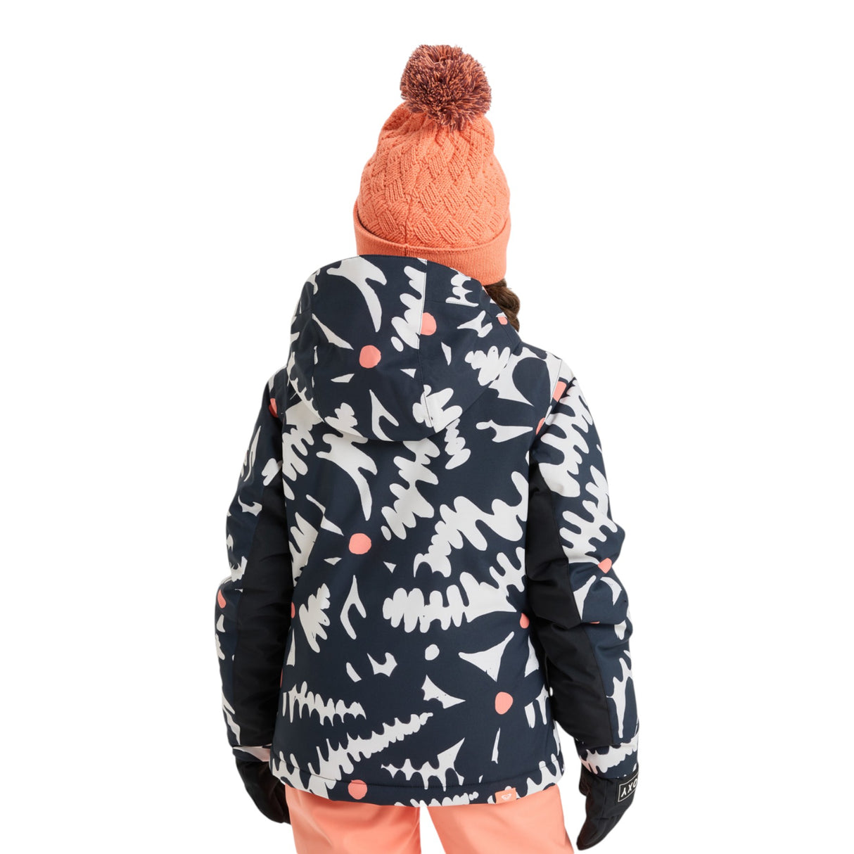 Roxy Girls' Free Jet Ski Jacket True Black Big Flower / Age 7-8-True Black Big Flower / Age 9-10-True Black Big Flower / Age 11-12-True Black Big Flower / Age 13-14-True Black Big Flower / Age 15-16 #- 53 Degrees North 