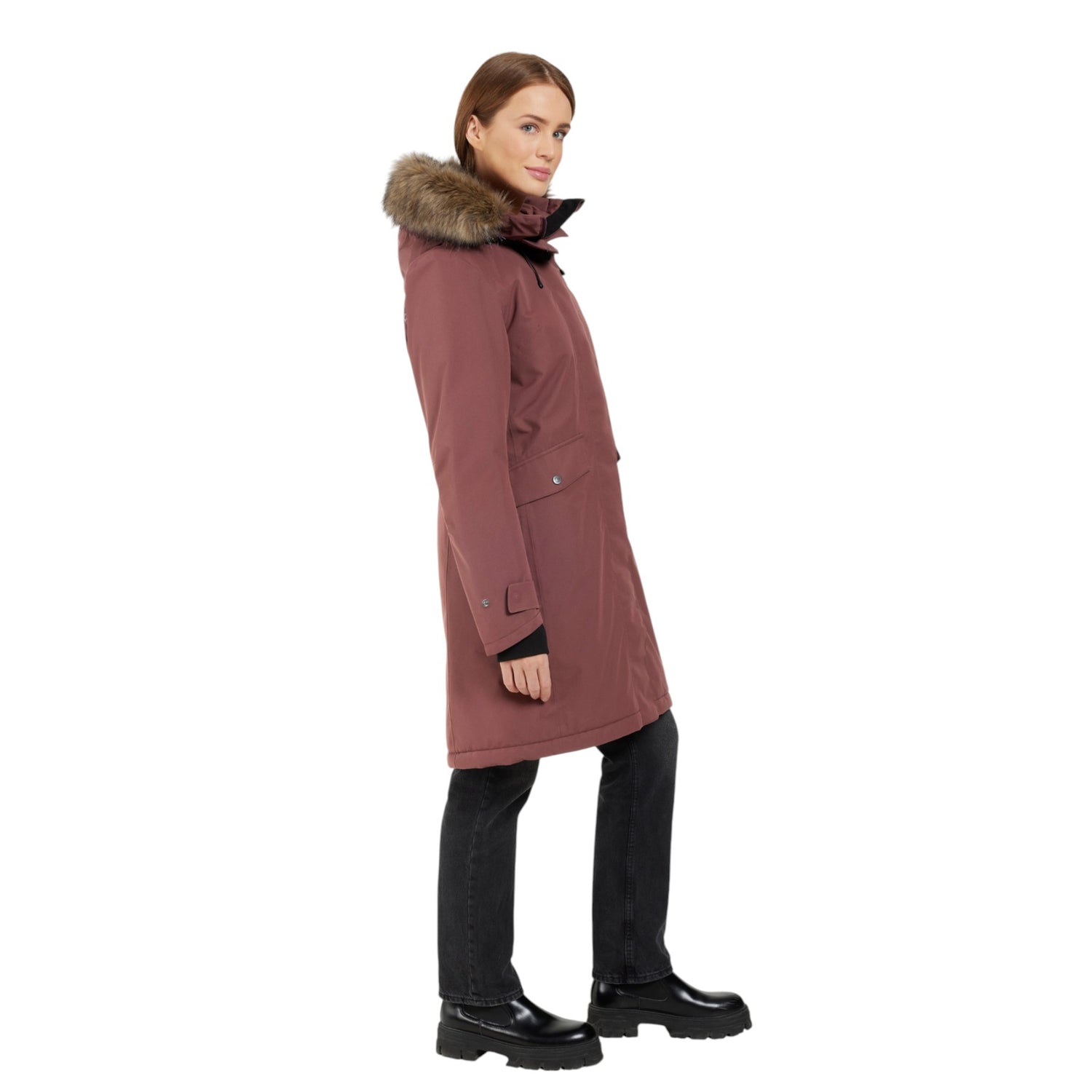 Didriksons Women's Erika Waterproof Insulated Parka Old Rust / X-Small-Old Rust / Small-Old Rust / Medium-Old Rust / Large-Old Rust / X-Large #- 53 Degrees North 