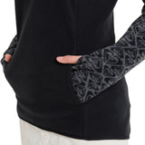 Roxy Women's Sayna Half Zip Fleece True Black Roxygram Tonal / X-Small-True Black Roxygram Tonal / Small-True Black Roxygram Tonal / Medium-True Black Roxygram Tonal / Large-True Black Roxygram Tonal / X-Large #- 53 Degrees North 