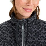 Roxy Women's Sayna Half Zip Fleece True Black Roxygram Tonal / X-Small-True Black Roxygram Tonal / Small-True Black Roxygram Tonal / Medium-True Black Roxygram Tonal / Large-True Black Roxygram Tonal / X-Large #- 53 Degrees North 