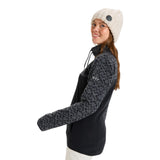 Roxy Women's Sayna Half Zip Fleece True Black Roxygram Tonal / X-Small-True Black Roxygram Tonal / Small-True Black Roxygram Tonal / Medium-True Black Roxygram Tonal / Large-True Black Roxygram Tonal / X-Large #- 53 Degrees North 