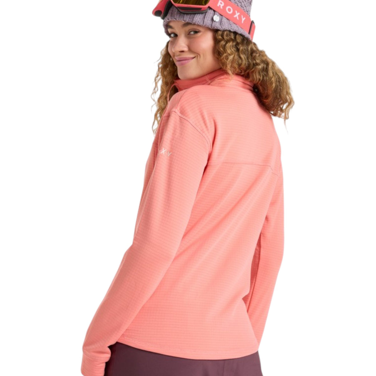 Roxy Women's Vertere Full Zip Fleece Coral Chic / X-Small-Coral Chic / Small-Coral Chic / Medium-Coral Chic / Large #- 53 Degrees North 