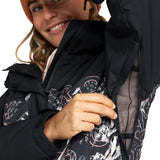 Roxy Women's Galaxy Ski Jacket True Black Roxy Roxy Summit / X-Small-True Black Roxy Roxy Summit / Small-True Black Roxy Roxy Summit / Medium-True Black Roxy Roxy Summit / Large-True Black Roxy Roxy Summit / X-Large #- 53 Degrees North 