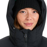 Roxy Women's Alofted Puffy Ski Jacket True Black Big Dots / X-Small-True Black Big Dots / Small-True Black Big Dots / Medium-True Black Big Dots / Large #- 53 Degrees North 