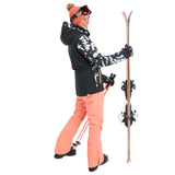 Roxy Women's Free Jet Ski Jacket True Black Big Flower / X-Small-True Black Big Flower / Small-True Black Big Flower / Medium-True Black Big Flower / Large-True Black Big Flower / X-Large #- 53 Degrees North 