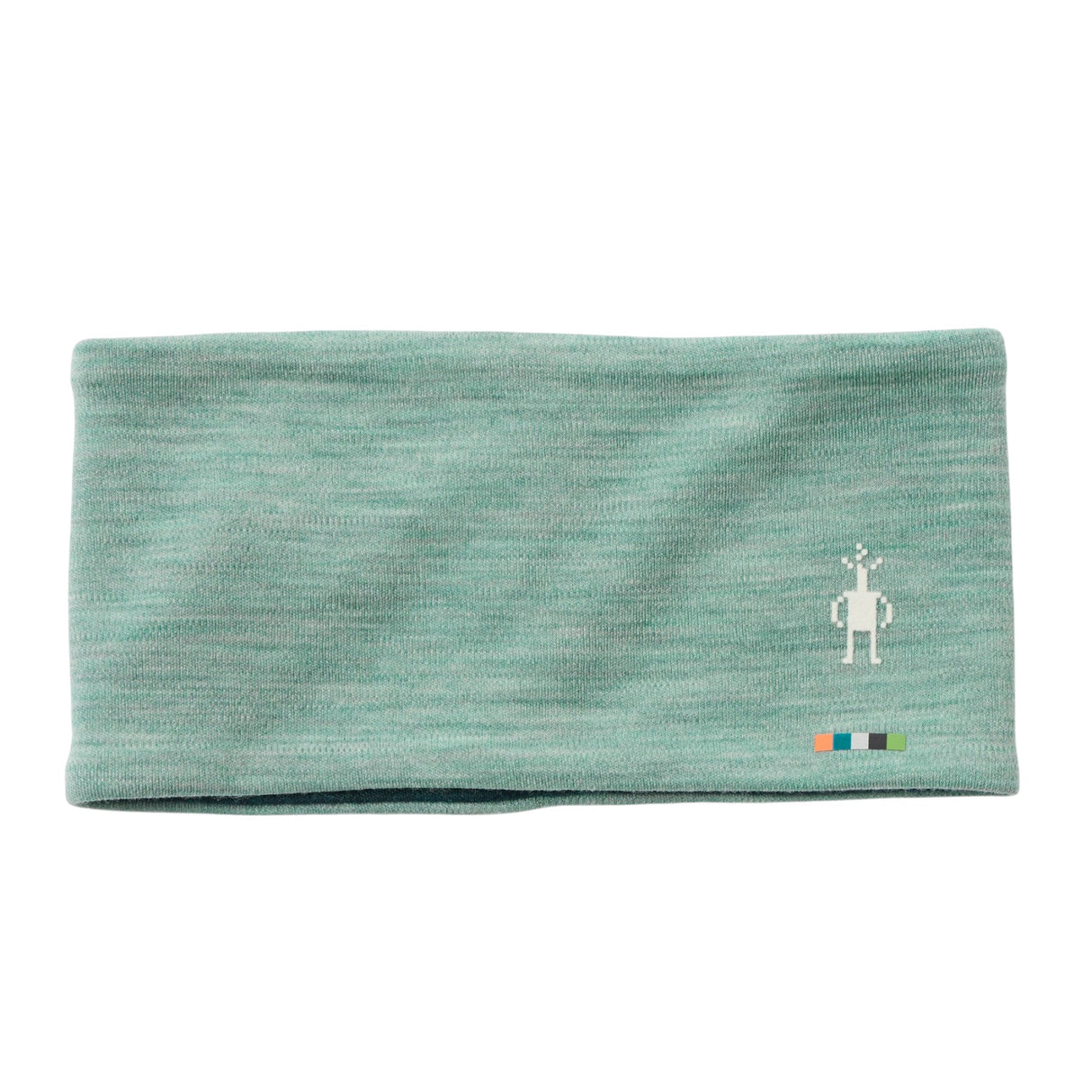 Smartwool Thermal Merino Reversible Headband Black-Arctic Green/Twilight Blue #- 53 Degrees North 