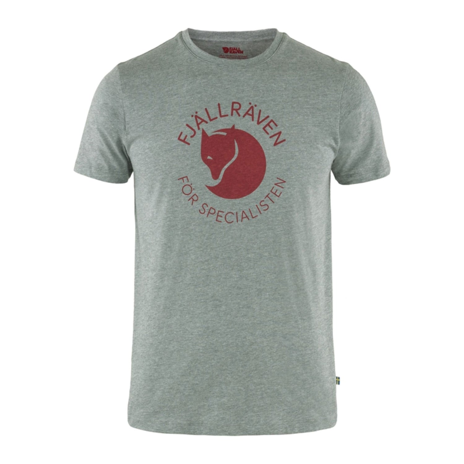 Fjällräven Men's Fox Tee Shirt Grey Melange / Small-Grey Melange / Medium-Grey Melange / Large-Grey Melange / X-Large-Indigo Blue / Small #- 53 Degrees North 