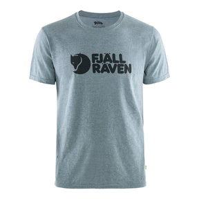 Fjällräven Men's Fjallraven Logo T Shirt Ultra Blue Melange / Small-Ultra Blue Melange / Medium-Ultra Blue Melange / Large-Ultra Blue Melange / X-Large #- 53 Degrees North 