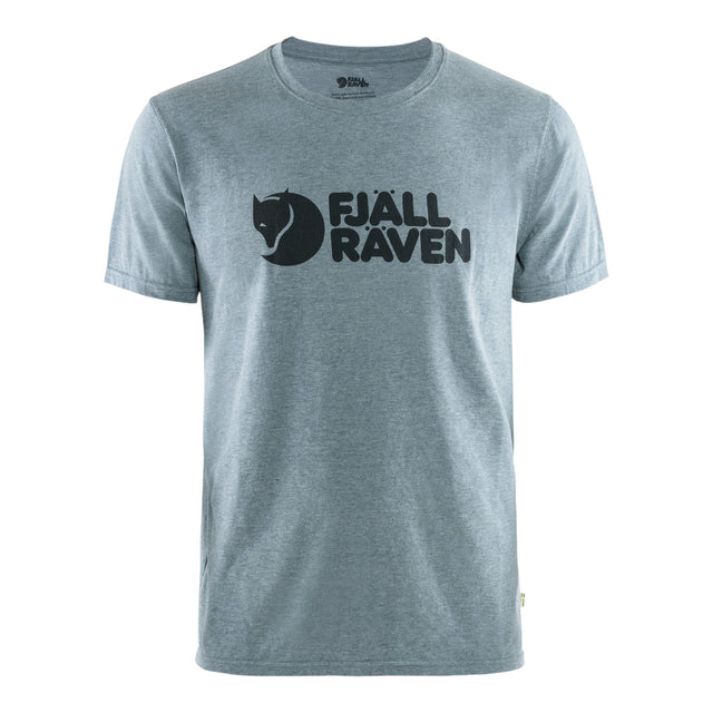 Fjällräven Men's Fjallraven Logo T Shirt Ultra Blue Melange / Small-Ultra Blue Melange / Medium-Ultra Blue Melange / Large-Ultra Blue Melange / X-Large #- 53 Degrees North 