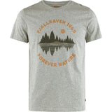 Fjällräven Men's Forest Mirror Short Sleeve T-Shirt Grey / Small-Grey / Medium-Grey / Large-Grey / X-Large-Grey / XX-Large #- 53 Degrees North 