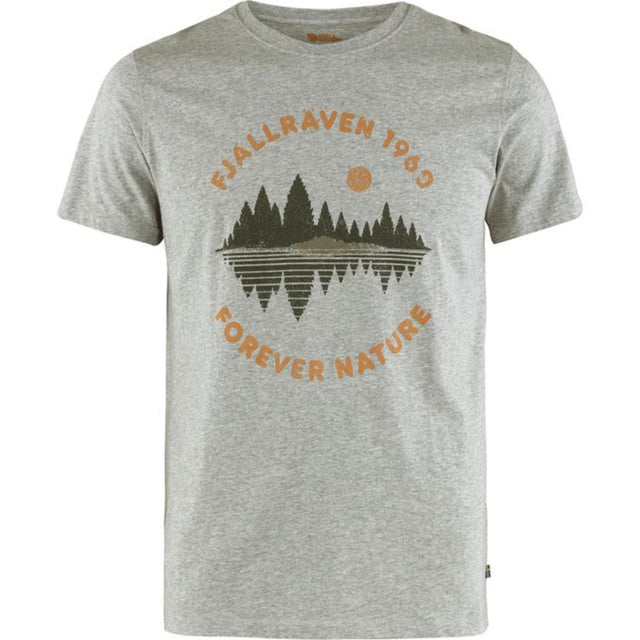 Fjällräven Men's Forest Mirror Short Sleeve T-Shirt Grey / Small-Grey / Medium-Grey / Large-Grey / X-Large-Grey / XX-Large #- 53 Degrees North 