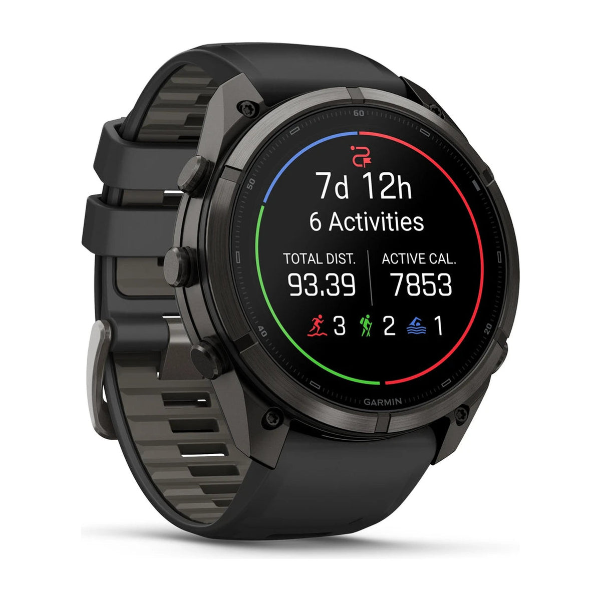 Garmin Fenix 9 Pro InReach 51mm DLC Black/Pebble - 53 Degrees North
