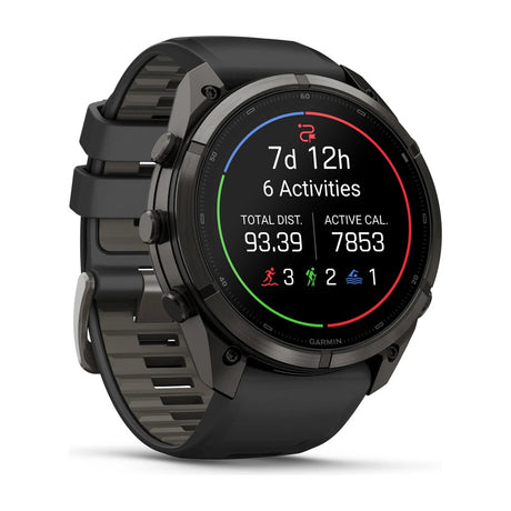 Garmin Fenix 9 Pro InReach 51mm DLC Black/Pebble - 53 Degrees North