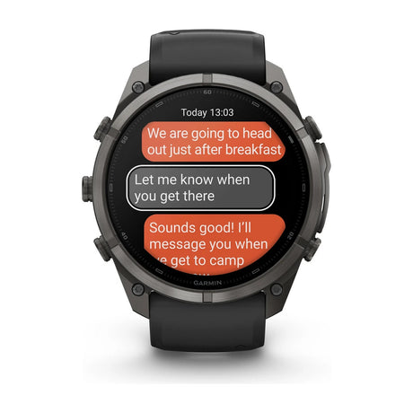 Garmin Fenix 9 Pro InReach 51mm DLC Black/Pebble - 53 Degrees North