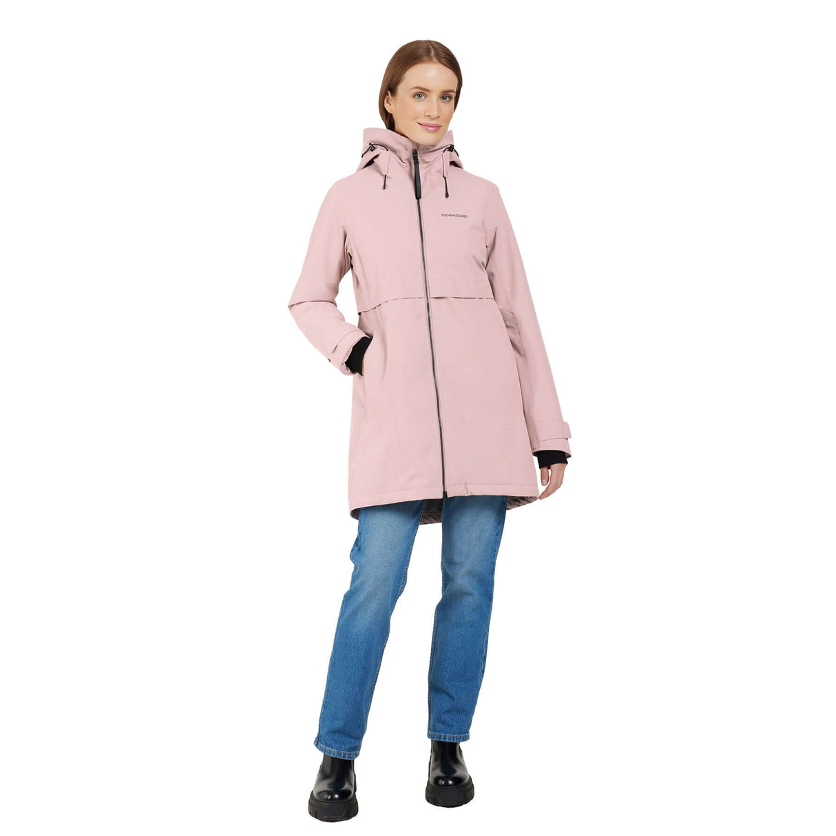 Didriksons Women's Waterproof Helle Parka Oyster Lilac / X-Small-Oyster Lilac / Small-Oyster Lilac / Medium-Oyster Lilac / Large-Oyster Lilac / X-Large #- 53 Degrees North 