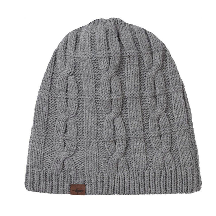 Seal Skinz Blakeney Waterproof Cold Weather Cable Knit Beanie #color_grey