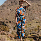 Passenger Women's Thimbleberry Jumpsuit Mountain Foliage Blue / X-Small-Mountain Foliage Blue / Small-Mountain Foliage Blue / Medium-Mountain Foliage Blue / Large-Mountain Foliage Blue / X-Large #- 53 Degrees North 