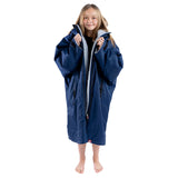 Dryrobe Kids' Advance Long Sleeve Changing Robe Navy/Grey / X-Small-Navy/Grey / Small-Black/Pink / Small #- 53 Degrees North 