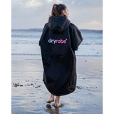 Dryrobe Kids' Advance Long Sleeve Changing Robe Navy/Grey / X-Small-Navy/Grey / Small-Black/Pink / Small #- 53 Degrees North 