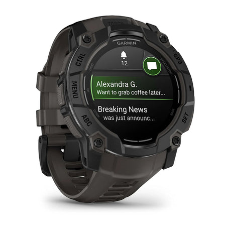 Garmin Instinct 3 - 50mm AMOLED Smartwatch Black-Neo Tropic #- 53 Degrees North 