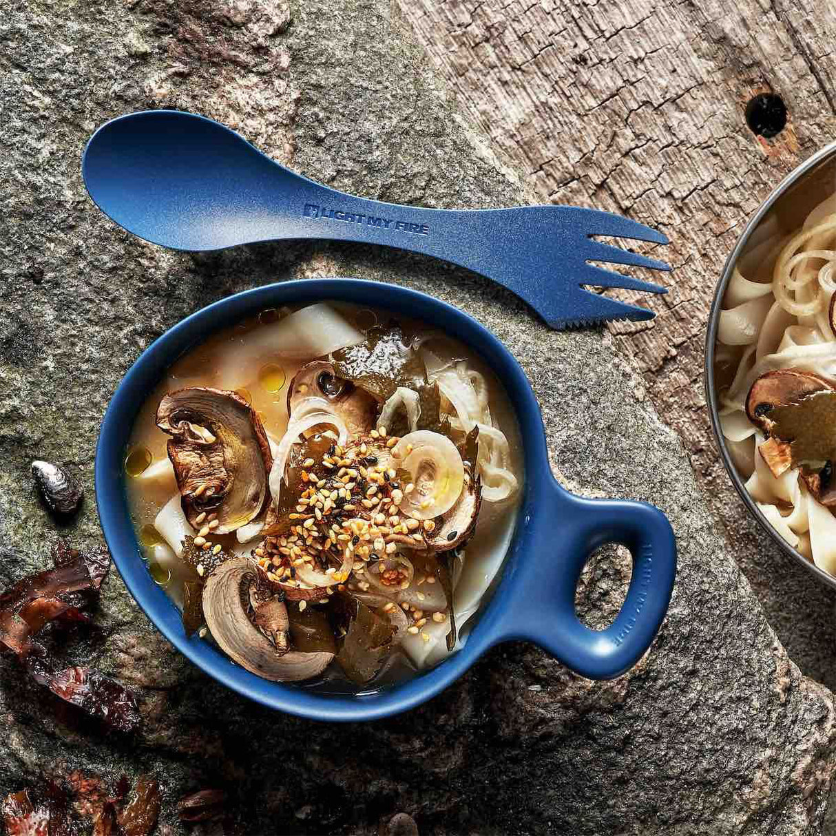 Light My Fire Spork Original Cream-Sandy Green-Nature (Assorted)-Meadow (Assorted) #- 53 Degrees North 