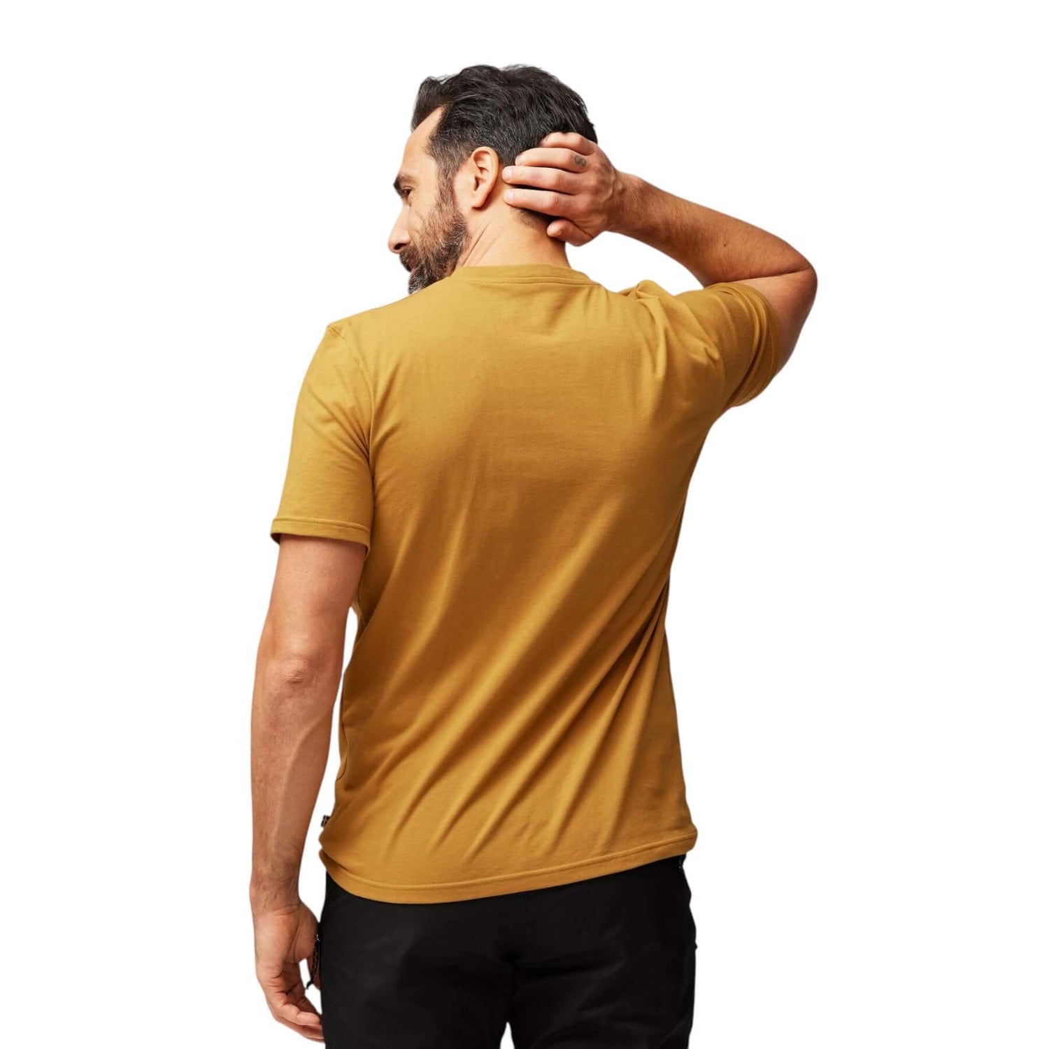 Fjällräven Men's Lush Logo T-Shirt Acorn / Small-Acorn / Medium-Acorn / Large-Acorn / X-Large-UN Blue / Small #- 53 Degrees North 