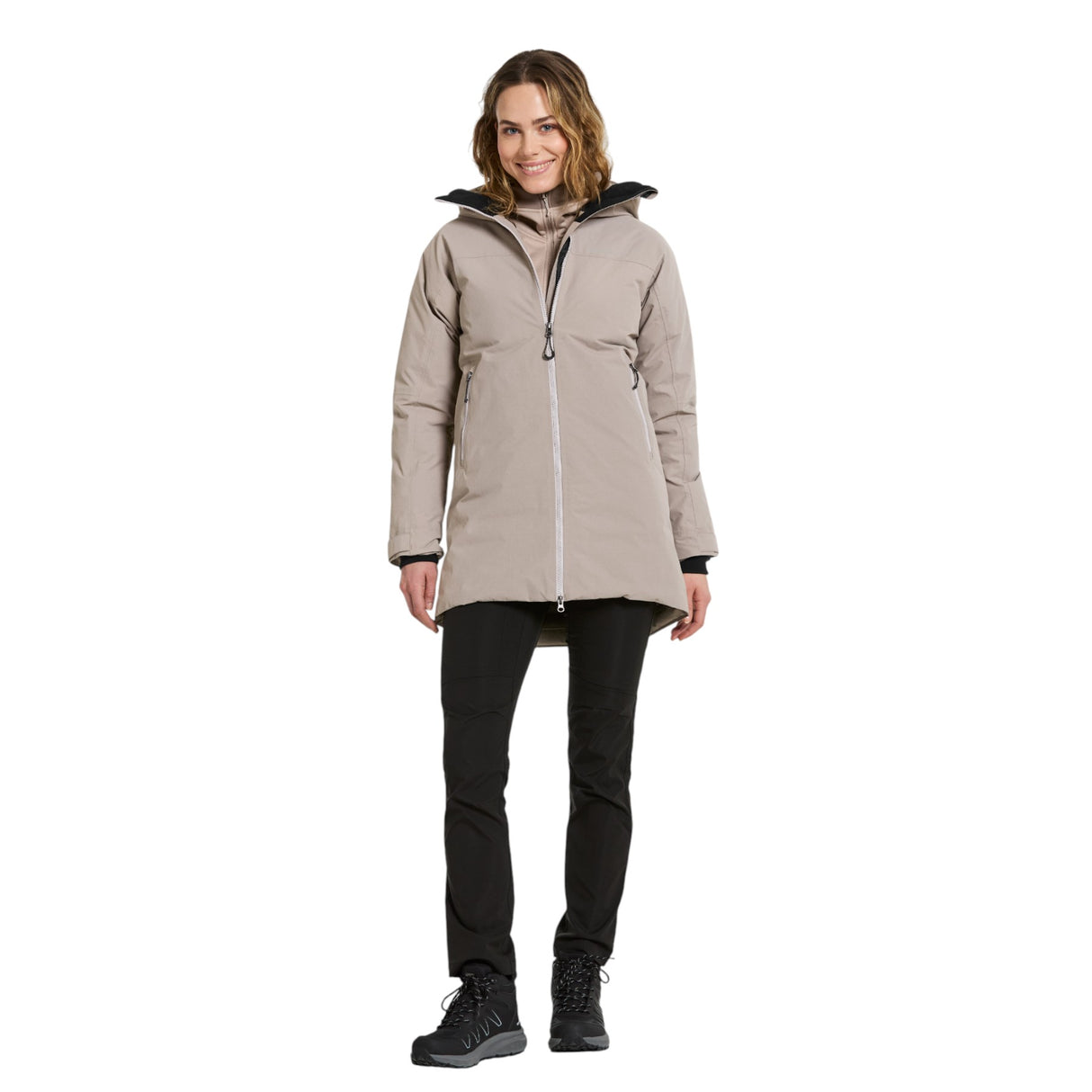Didriksons Women's Marget Waterproof Insulated Parka Ash Brown / Small-Ash Brown / Medium-Ash Brown / Large-Ash Brown / X-Large-Light Moss / Small #- 53 Degrees North 