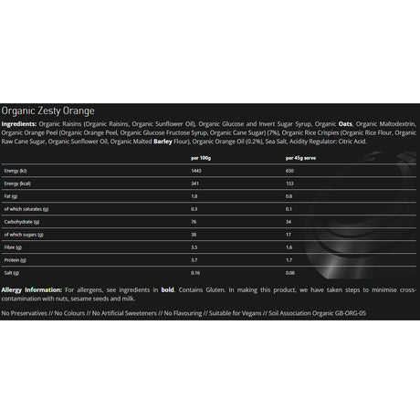 TORQ Organic Energy Bar Juicy Mango-Sundried Banana-Zingy Apple-Zesty Orange #- 53 Degrees North 