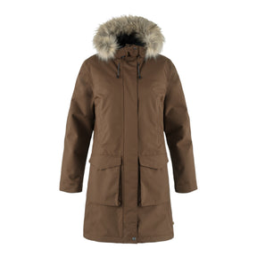 Fjällräven Women's Nuuk Lite Waterproof Parka Dark Oak / X-Small-Dark Oak / Small-Dark Oak / Medium-Dark Oak / Large-Black / X-Small #- 53 Degrees North 