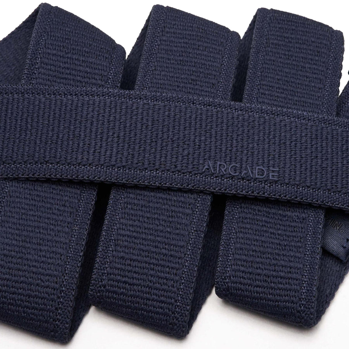Arcade Atlas Slim Belt Med Brown-Black-Navy-Heather Black-Mint #- 53 Degrees North 