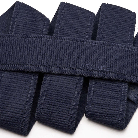 Arcade Atlas Slim Belt Med Brown-Black-Navy-Heather Black-Mint #- 53 Degrees North 