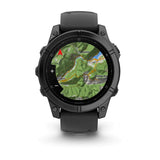 Garmin Fenix E 47mm Multisport GPS Smartwatch Stainless Steel/Black #- 53 Degrees North 