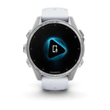 Garmin Fenix 8 - 43mm AMOLED Smartwatch Silver/Whitestone #- 53 Degrees North 