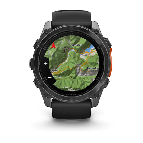 Garmin Fenix 8 51mm Smartwatch Slate Grey/Black-Carbon Grey/Black #- 53 Degrees North 