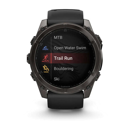 Garmin Fenix 8 51mm Smartwatch Slate Grey/Black-Carbon Grey/Black #- 53 Degrees North 