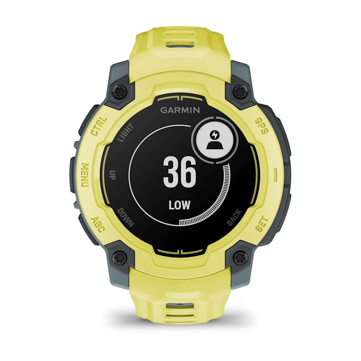 Garmin Instinct E - 45mm GPS Smartwatch Black-Electric Lime #- 53 Degrees North 