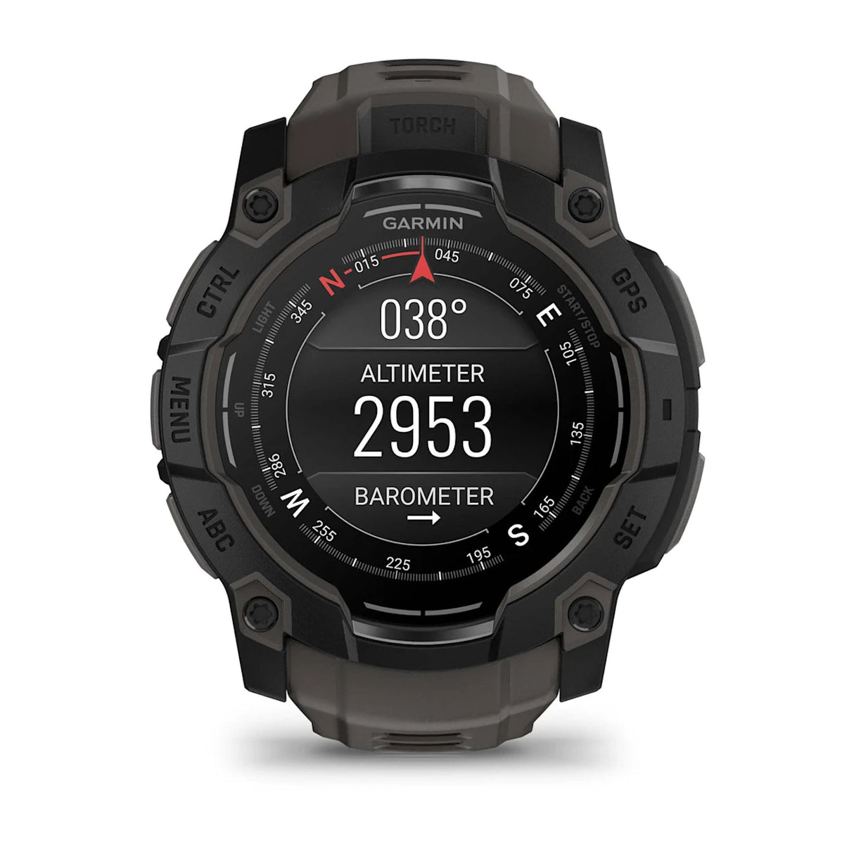 Garmin Instinct 3 - 50mm AMOLED Smartwatch Black-Neo Tropic #- 53 Degrees North 