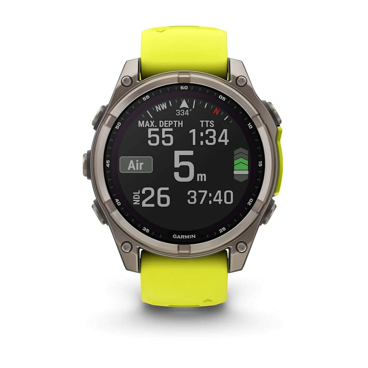 Garmin Fenix 8 47mm Solar Sapphire Smartwatch Amp Yellow #- 53 Degrees North 