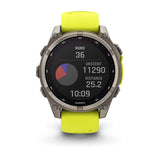 Garmin Fenix 8 47mm Solar Sapphire Smartwatch Amp Yellow #- 53 Degrees North 