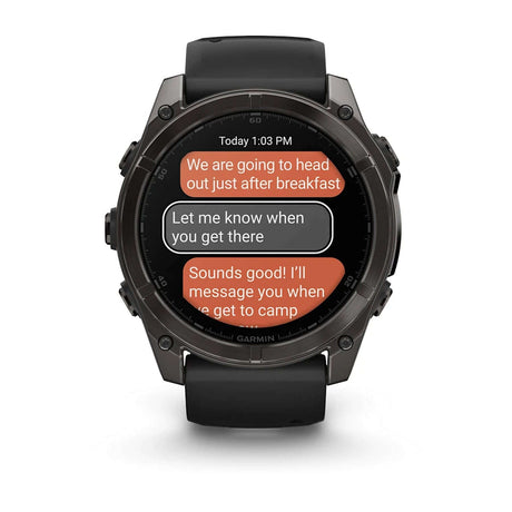 Garmin Fenix 8 51mm Smartwatch Slate Grey/Black-Carbon Grey/Black #- 53 Degrees North 