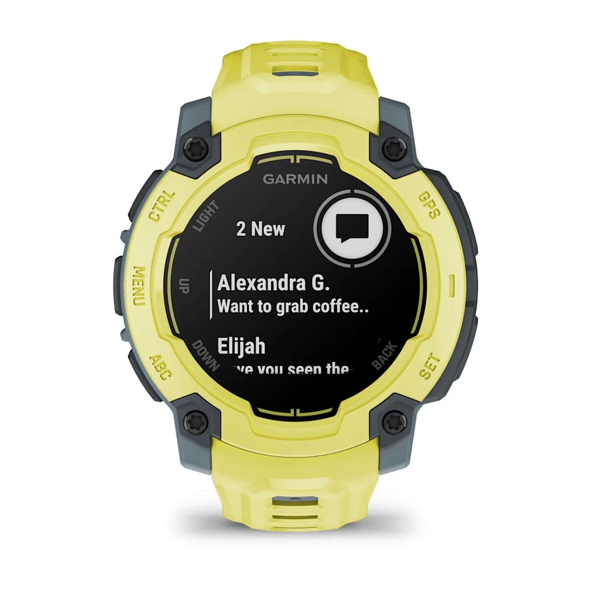 Garmin Instinct E - 45mm GPS Smartwatch Black-Electric Lime #- 53 Degrees North 