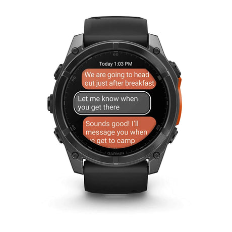 Garmin Fenix 8 51mm Smartwatch Slate Grey/Black-Carbon Grey/Black #- 53 Degrees North 