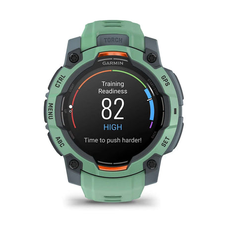 Garmin Instinct 3 - 45mm AMOLED Smartwatch Black-Neo Tropic #- 53 Degrees North 