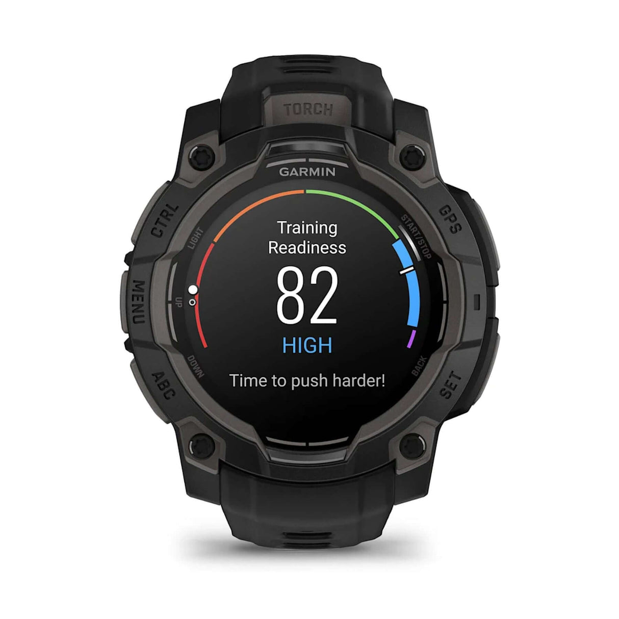 Garmin Instinct 3 - 45mm AMOLED Smartwatch Black-Neo Tropic #- 53 Degrees North 