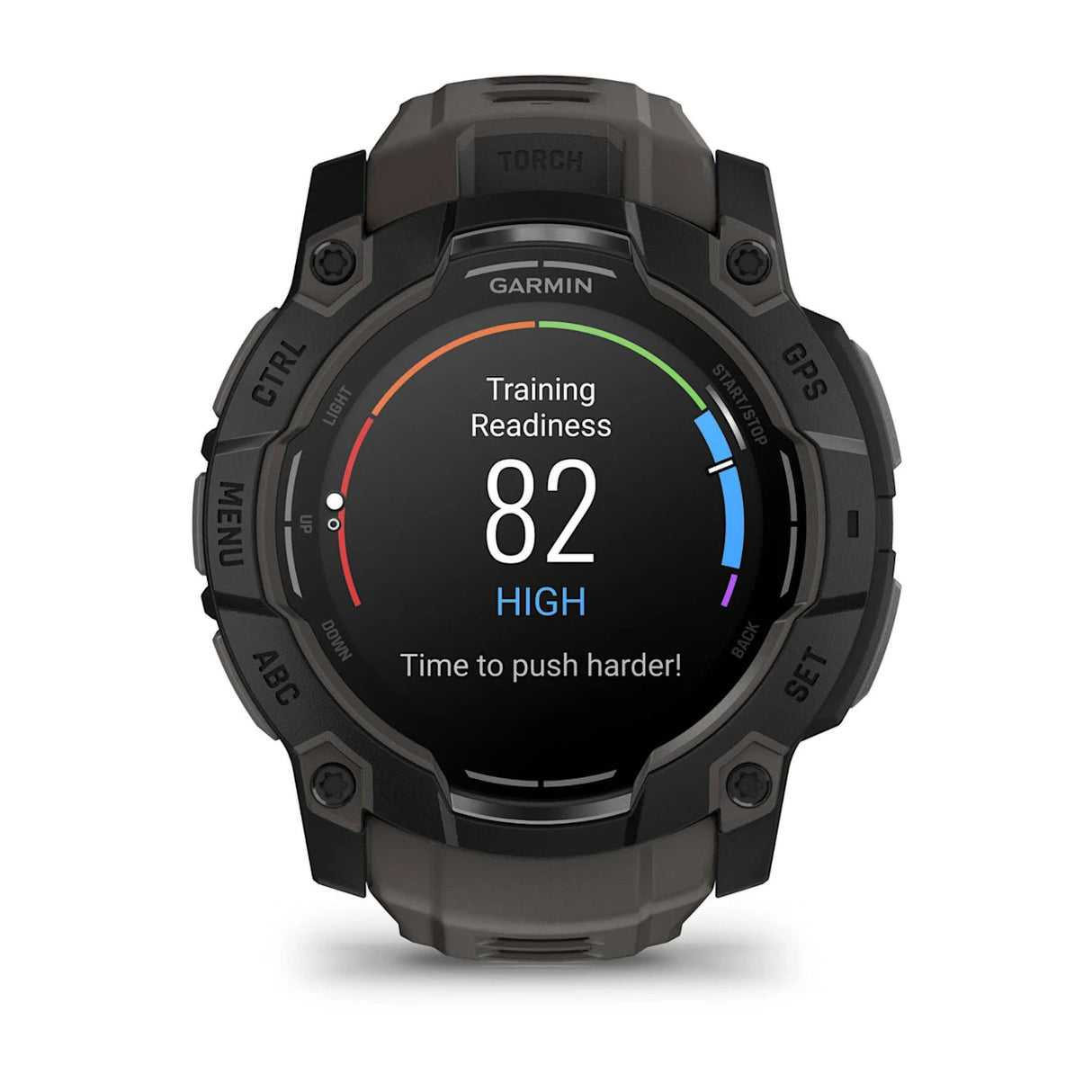 Garmin Instinct 3 - 50mm AMOLED Smartwatch Black-Neo Tropic #- 53 Degrees North 