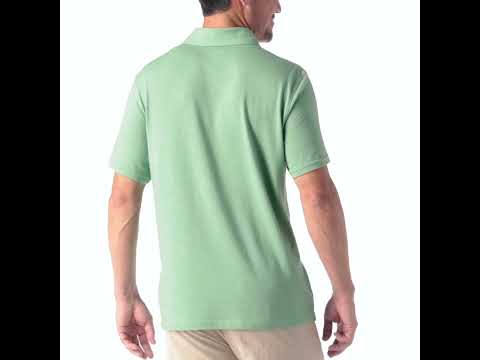 Smartwool Men's Short Sleeve Polo T-Shirt #color_honey-dew