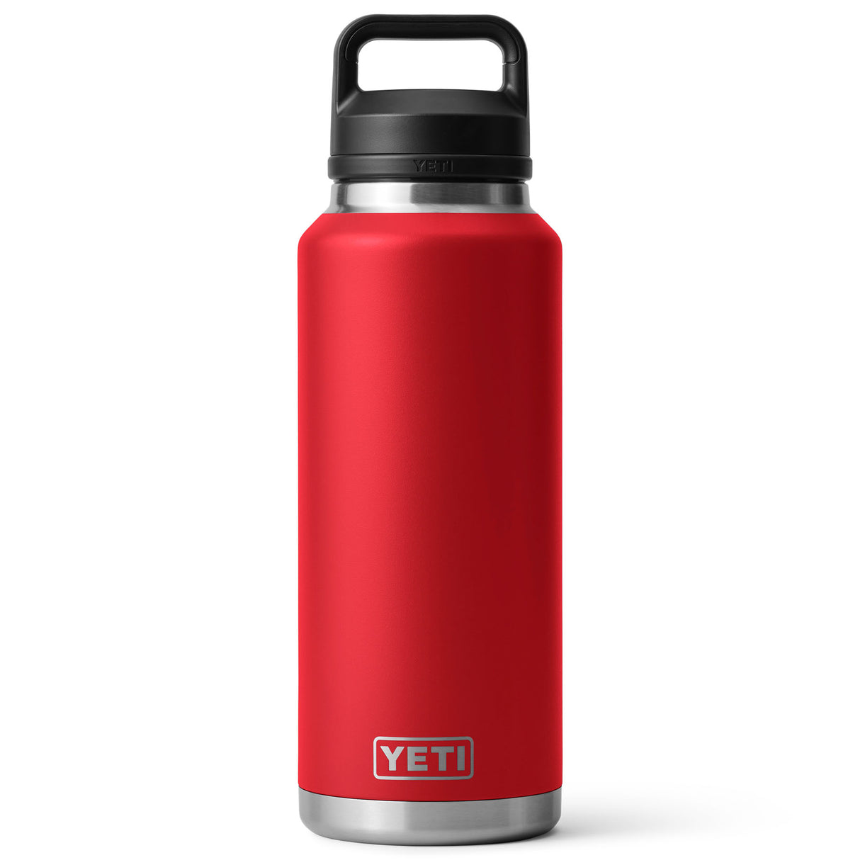 YETI Rambler 46 oz (1.4 L) Bottle with Chug Cap Black Forest Green-Tropical Pink-Rescue Red-Navy #- 53 Degrees North 