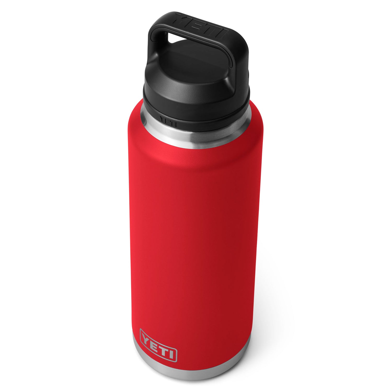 YETI Rambler 46 oz (1.4 L) Bottle with Chug Cap Black Forest Green-Tropical Pink-Rescue Red-Navy #- 53 Degrees North 