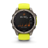 Garmin Fenix 8 47mm Solar Sapphire Smartwatch Amp Yellow #- 53 Degrees North 