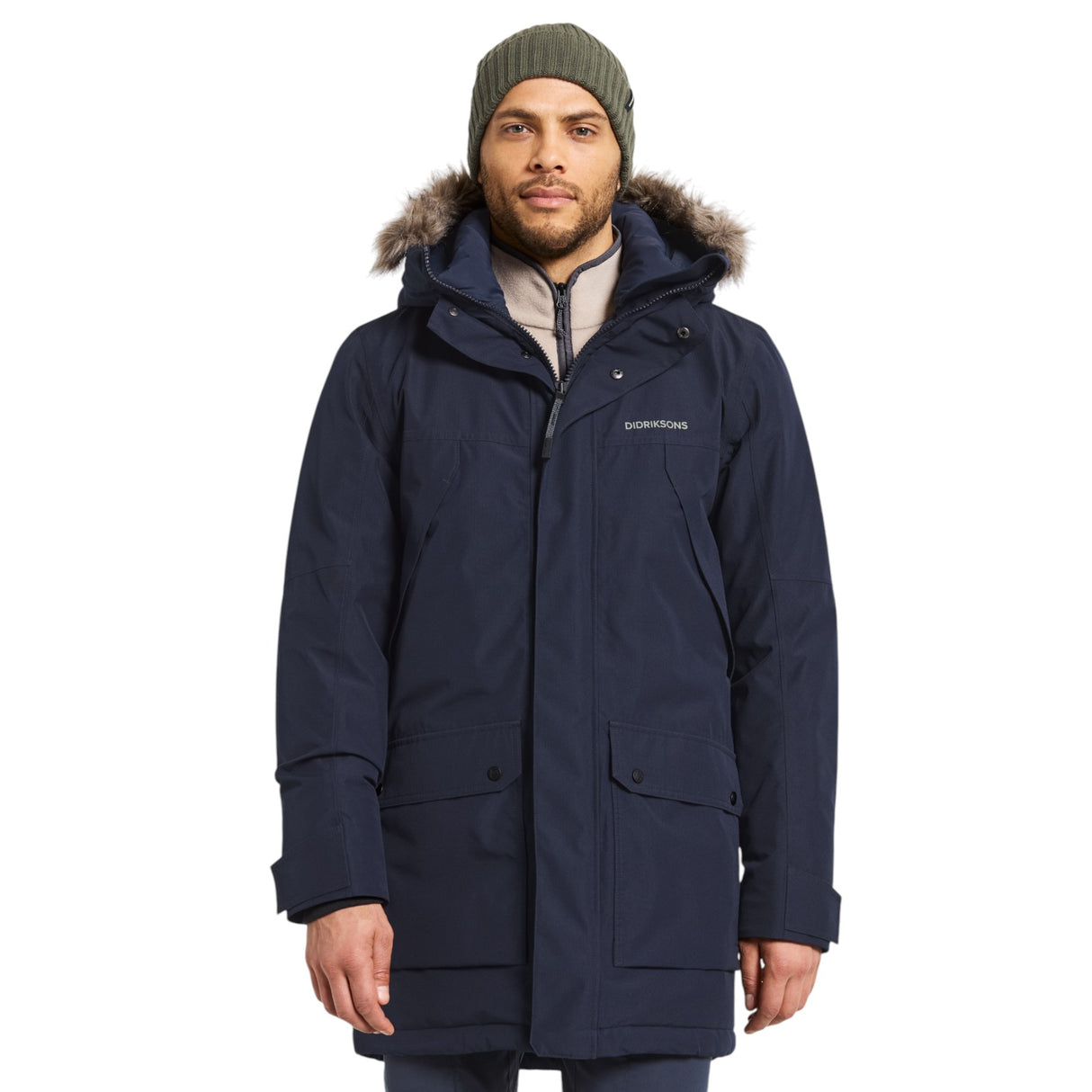 Didriksons Didriksons Men's Rick Parka Dark Night Blue / Small-Dark Night Blue / Medium-Dark Night Blue / Large-Dark Night Blue / X-Large-Dark Night Blue / XX-Large #- 53 Degrees North 